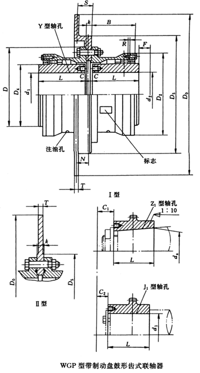 WGP͎ƄӱPXʽSμbߴ(JB/T7001-93)